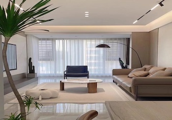 現代簡約無主燈風格，高級有設計感的家